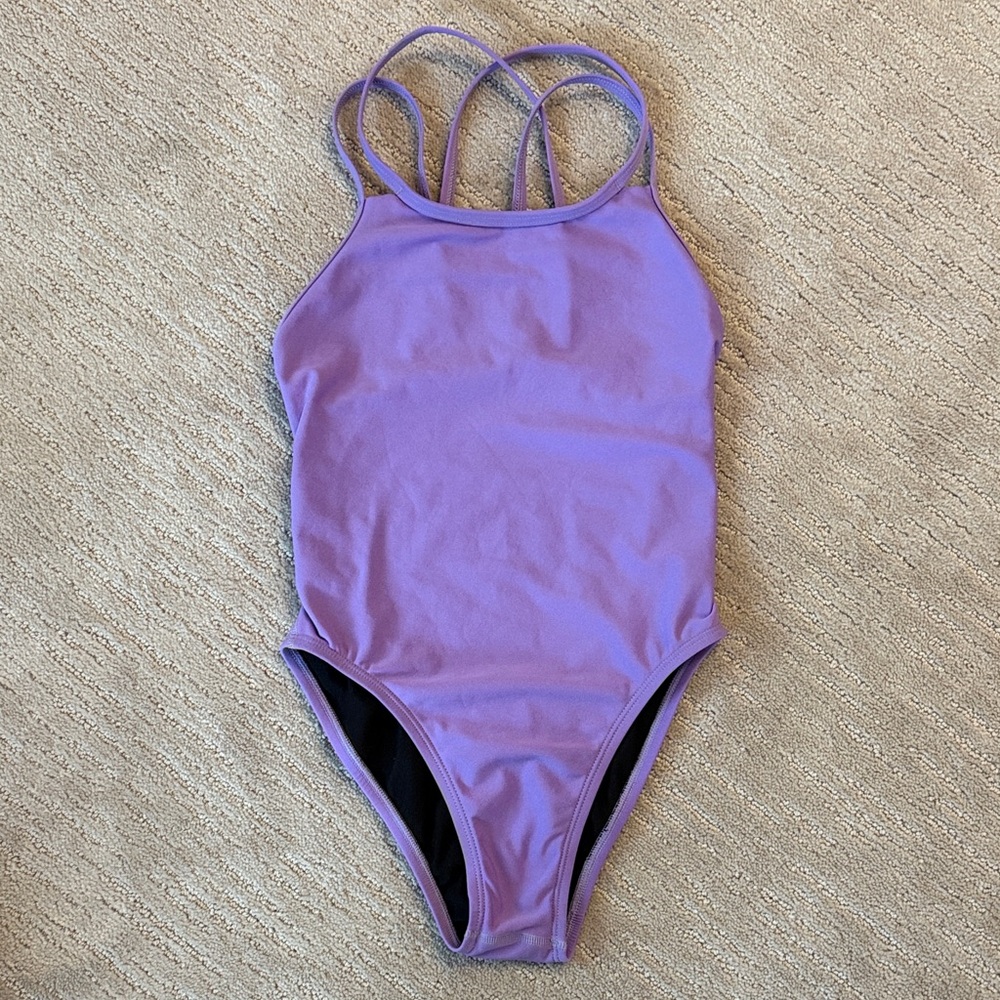 Jolyn Clothing Women's Purple One Piece Swimsuit